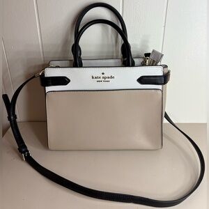 kate spade Black and Tan Satchel